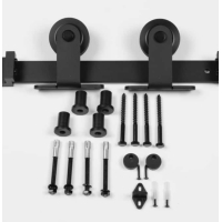 Railsysteem zwart 200 cm T model