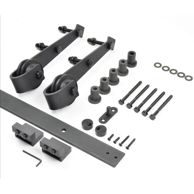 Railsysteem zwart 200 cm pijl