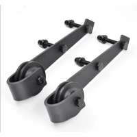 Railsysteem zwart 200 cm pijl