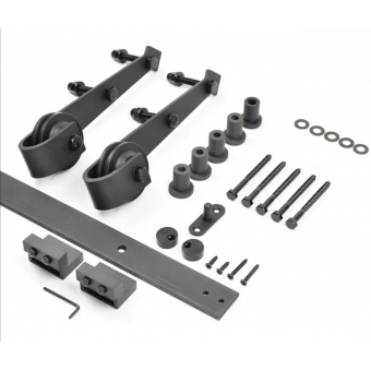 Railsysteem zwart 200 cm pijl